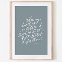 Load image into Gallery viewer, Psalm 61:2 Downloadable Print - ink scribbler
