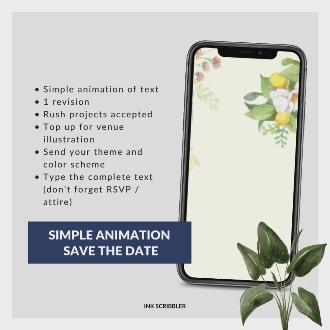 Simple Animation - Digital Invite (STAND-ALONE)