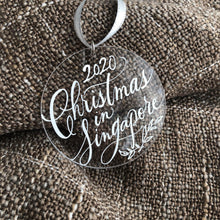 Load image into Gallery viewer, Calligraphy Christmas Ornament - ink scribbler
