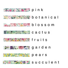 Load image into Gallery viewer, Watercolor Washi Tapes - 8 designs - ink scribbler
