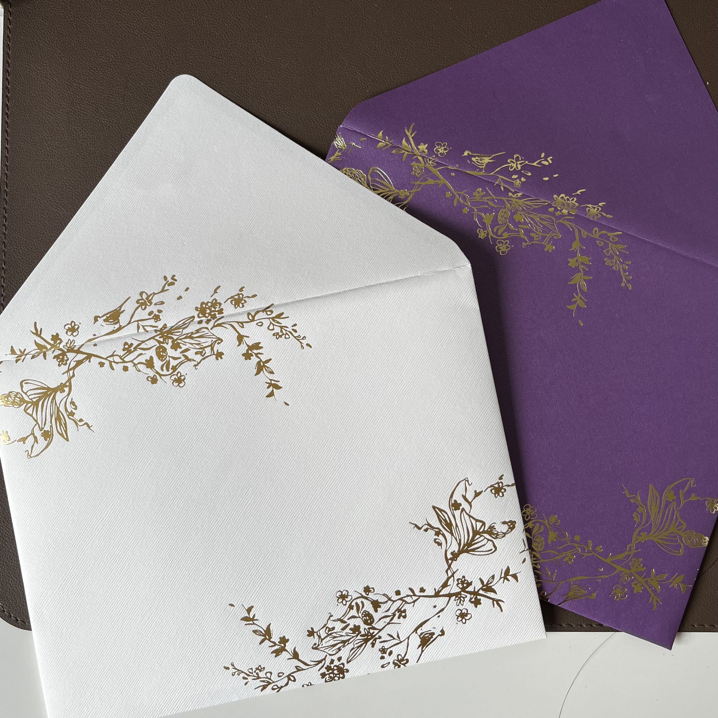Envelope Ink Stick Secret Garden / Foil Stamping on Outer Envelope - Ink Scribbler