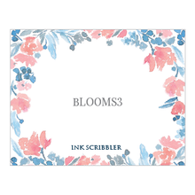 Load image into Gallery viewer, Blooms3 Notecards - ink scribbler
