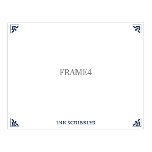 Frame4 Notecards - ink scribbler