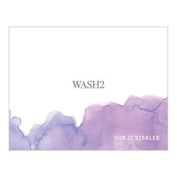 Wash2 Notecards - ink scribbler